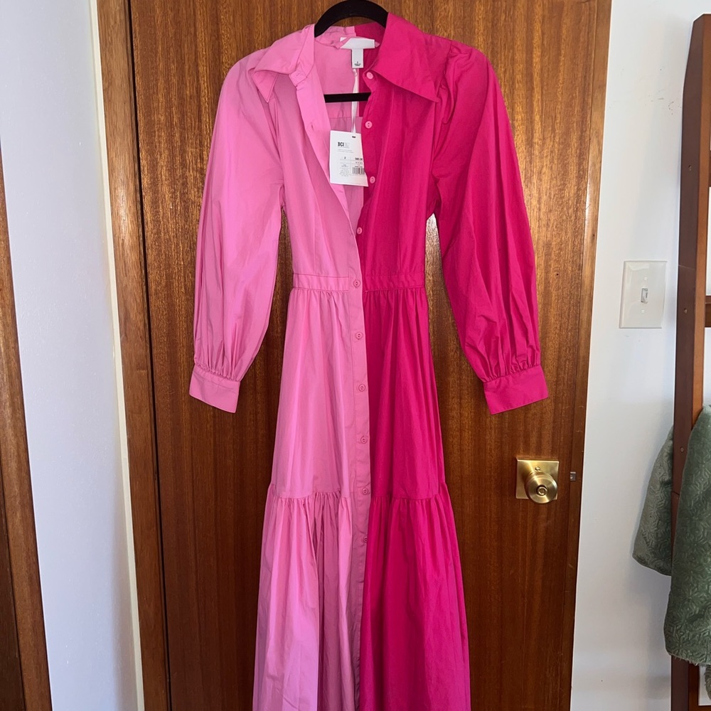Christopher John Rogers Dress- split color two toned dress